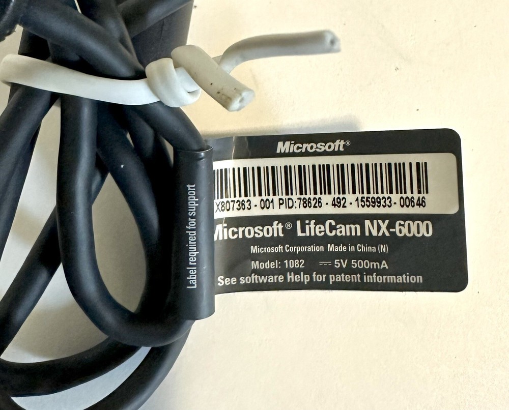 Microsoft LifeCam 2.0MP NX-6000 Web Cam