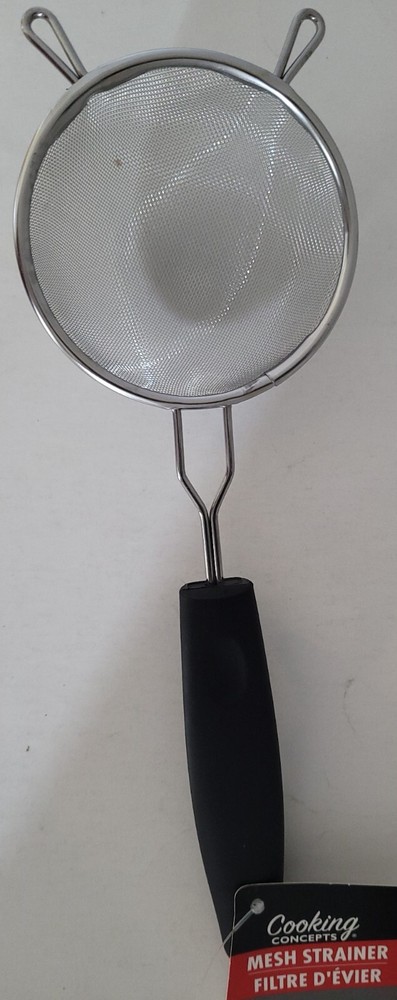 KITCHEN MESH STRAINERS for Straining, Sifting & Blanching SELECT: Size Strainer