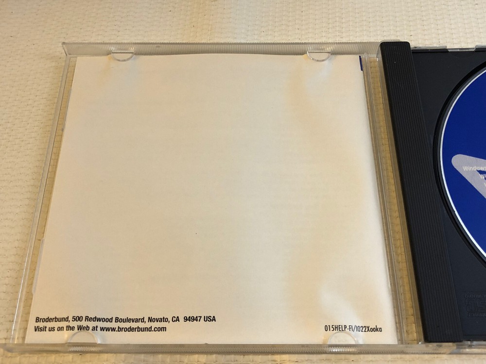 Homework Helpers School Project Software Broderbund PrintMaster CDROM XP 2002 PC