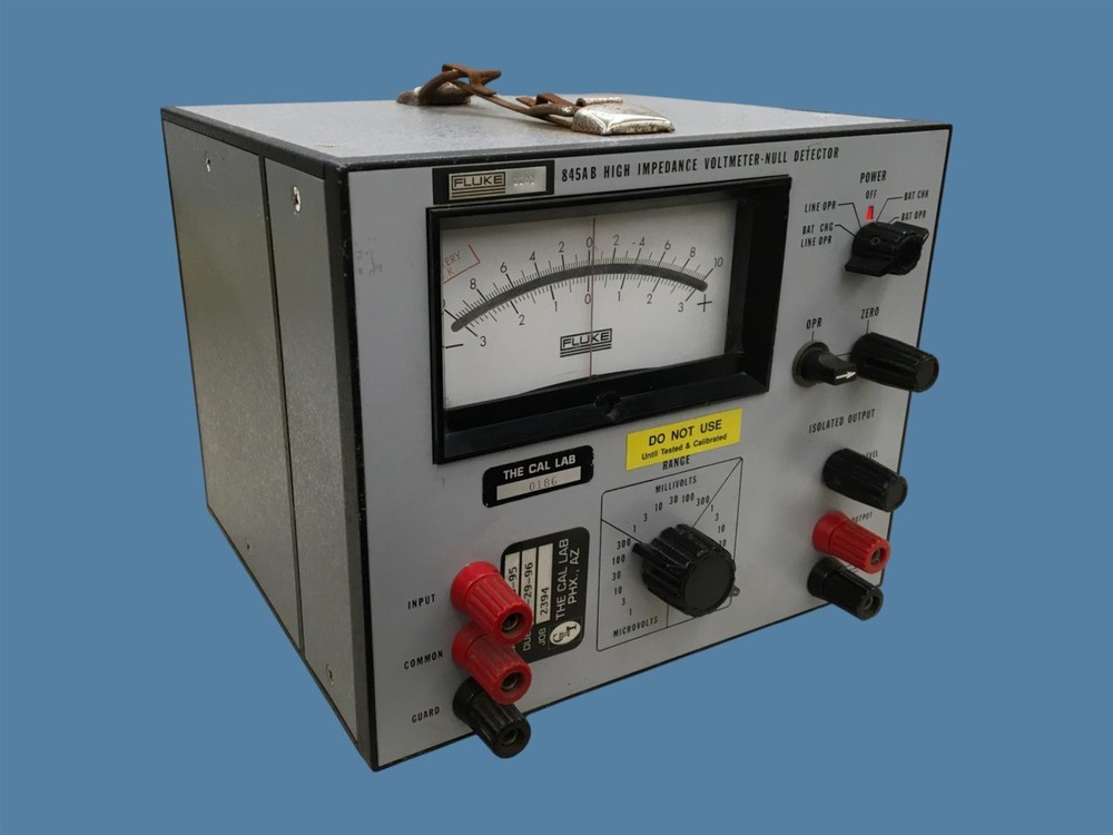 Fluke 845AB High Impedance Voltmeter-Null Detector [Untested]
