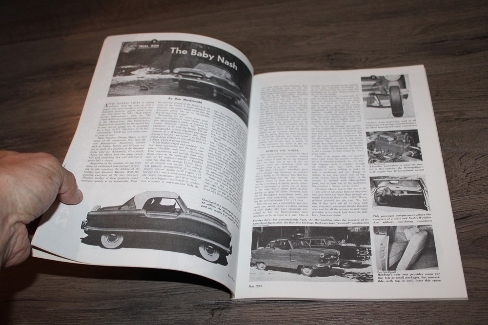 1954-1962 Metropolitan magazine article compilation Brooklands road tests histor