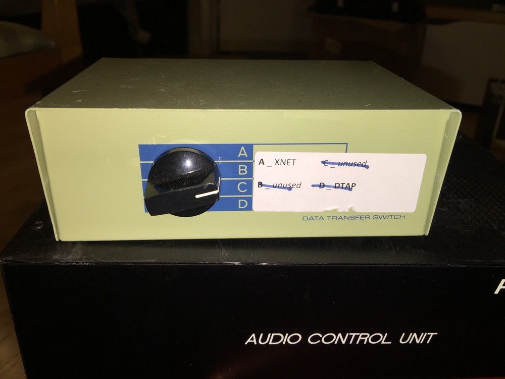 Manual Data Transfer Switch Box Rotary 4-Position 4-Port A/B/C/D