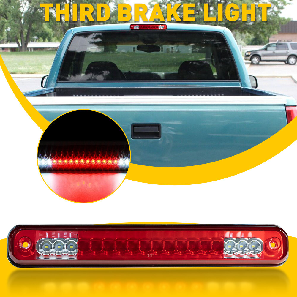 Third 3rd Brake Cargo Light Red For Chevy GMC C/K1500 Silverado Sierra 88-98 EOA