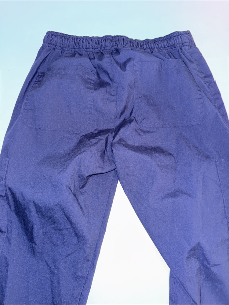 MedGear Scrub Pants Women's Small Blue Elastic Drawstring