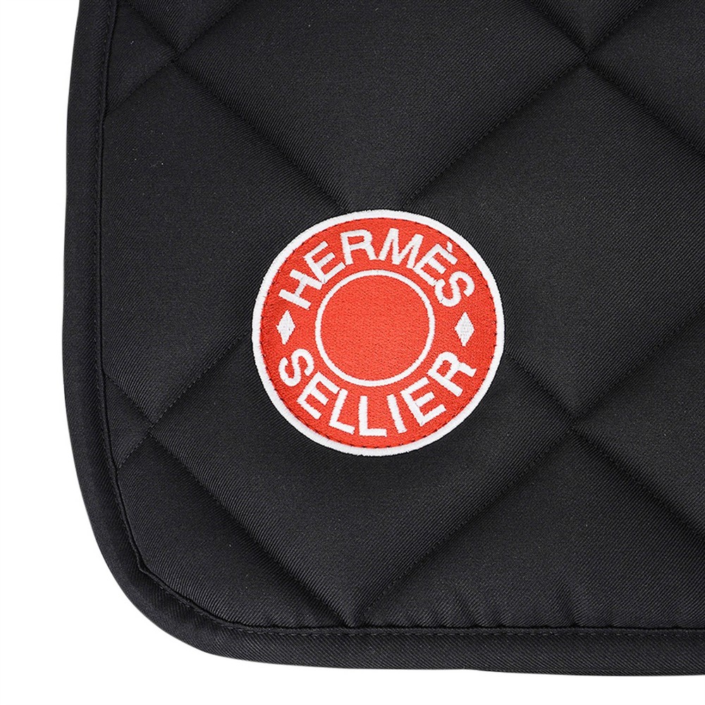 Hermes Saddle Pad Jump General Purpose Black New