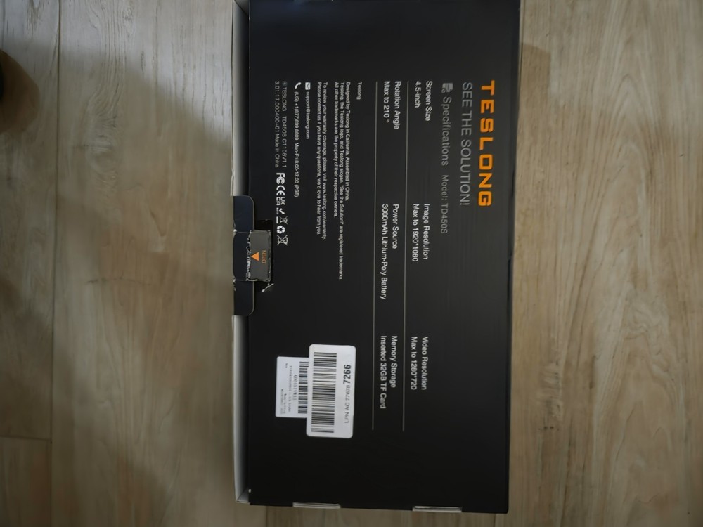 Teslong TD450S Articulating Borescope LCD Display 1920*1080 Camera Resolution