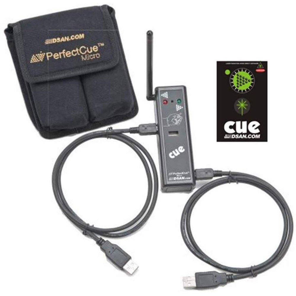 DSAN PerfectCue Micro with PC-AS2 2-Button Transmitter #PC-MICRO-AS2