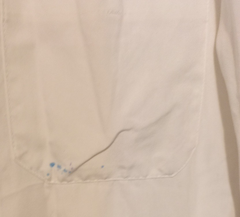 G Style 712-S White Lab Coat - Size Medium - M