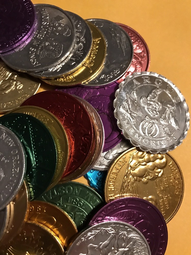 Marti Gras Doubloon 1 Pound Lots