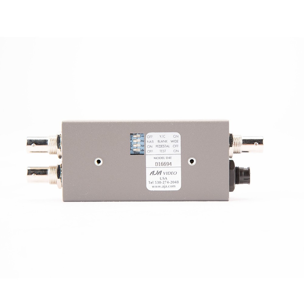 AJA D4E SDI to Composite or S-Video Transcoder - SKU#1922675