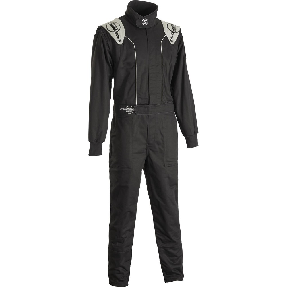 Speedway Double-Layer SFI-5 One-Piece Racing Suit, Grey Small