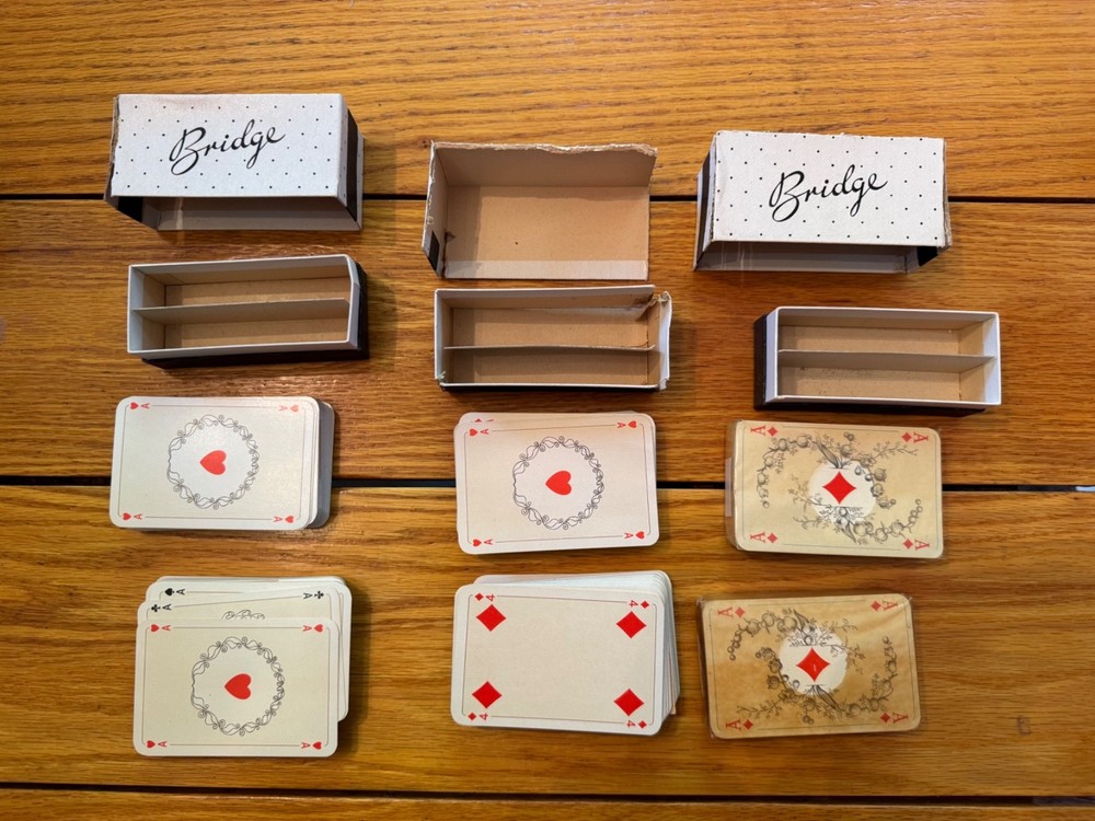 WWII GERMAN ORIGINAL PLAYING CARDS BRIDGE SETS