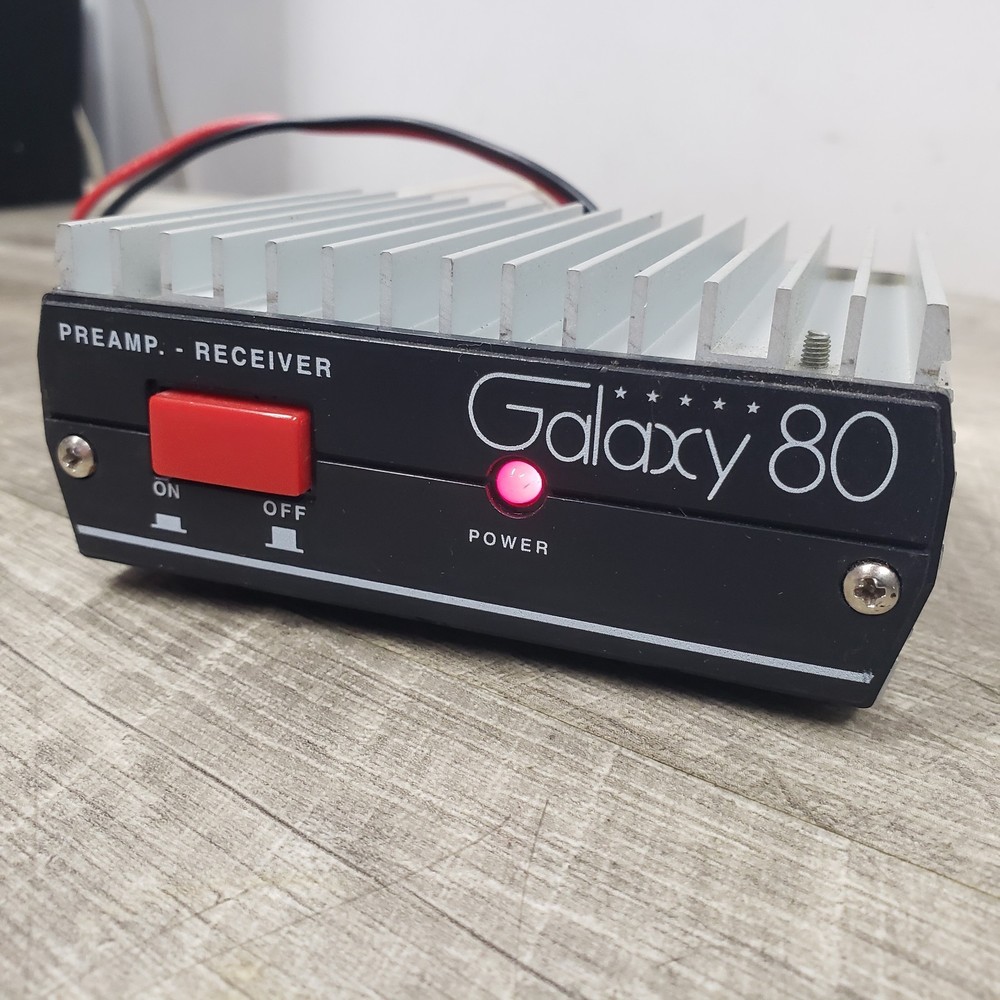 *Powers Up* Vintage Galaxy 80 Mobile Linear Amplifier Preamp- Receiver