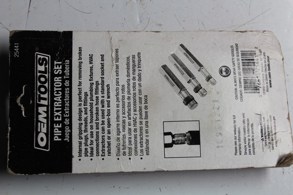 OEMTOOLS 25441 Pipe Extractor Set