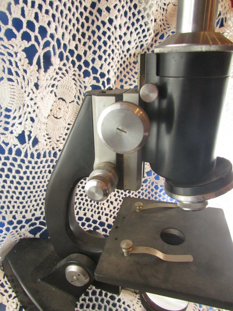 Ancient Microscope BBT Krauss 36cm