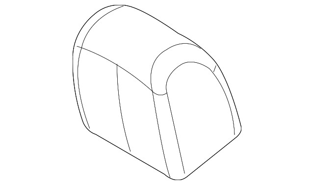 Genuine Ford Cover - Headrest - Roll Type AE9Z-74610A62-BC