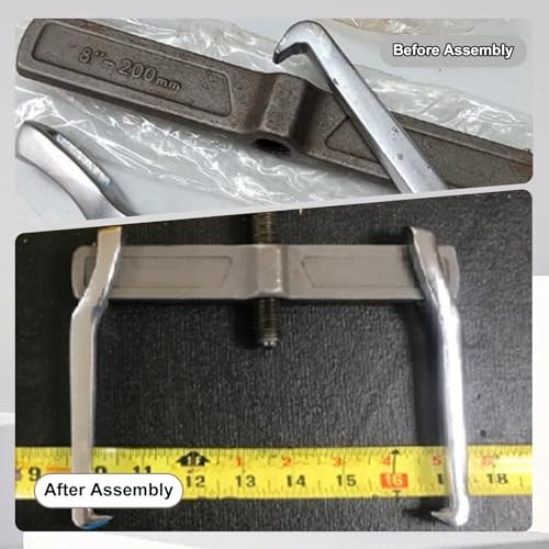 Versatile 2-Jaw Gear Puller Tool Adjustable CR-V Bearing Puller Gears 10-Inch