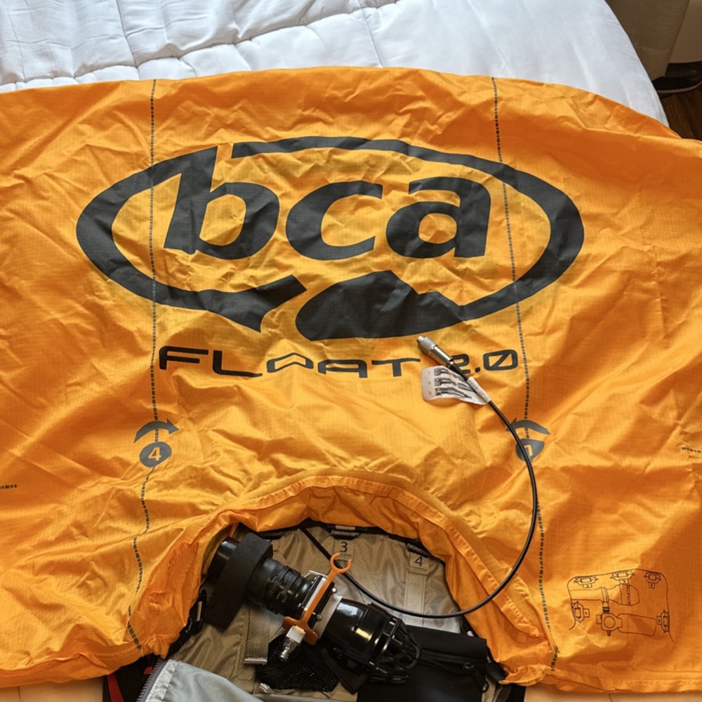 BCA Float 2.0 Float 32 Avalanche Airbag Backpack 32L Black Red Water Resistant