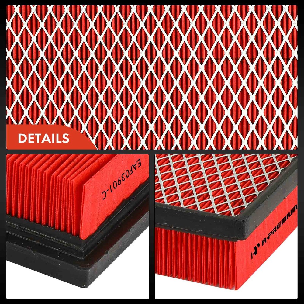 A-Premium High Performance Engine Air Filter for Jeep Cherokee Dodge Ram 1500