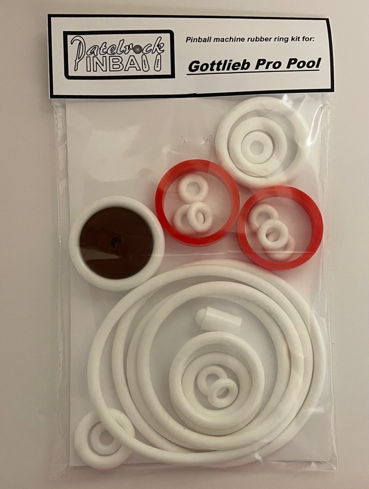 1973 Gottlieb Pro Pool Pinball Machine Rubber Ring Kit