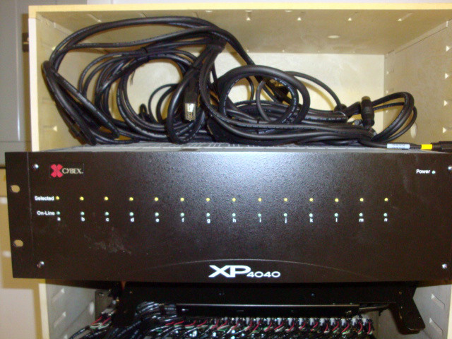 Cybex Rear Access KVM Switch XP4040 / XPST XPAC with cables