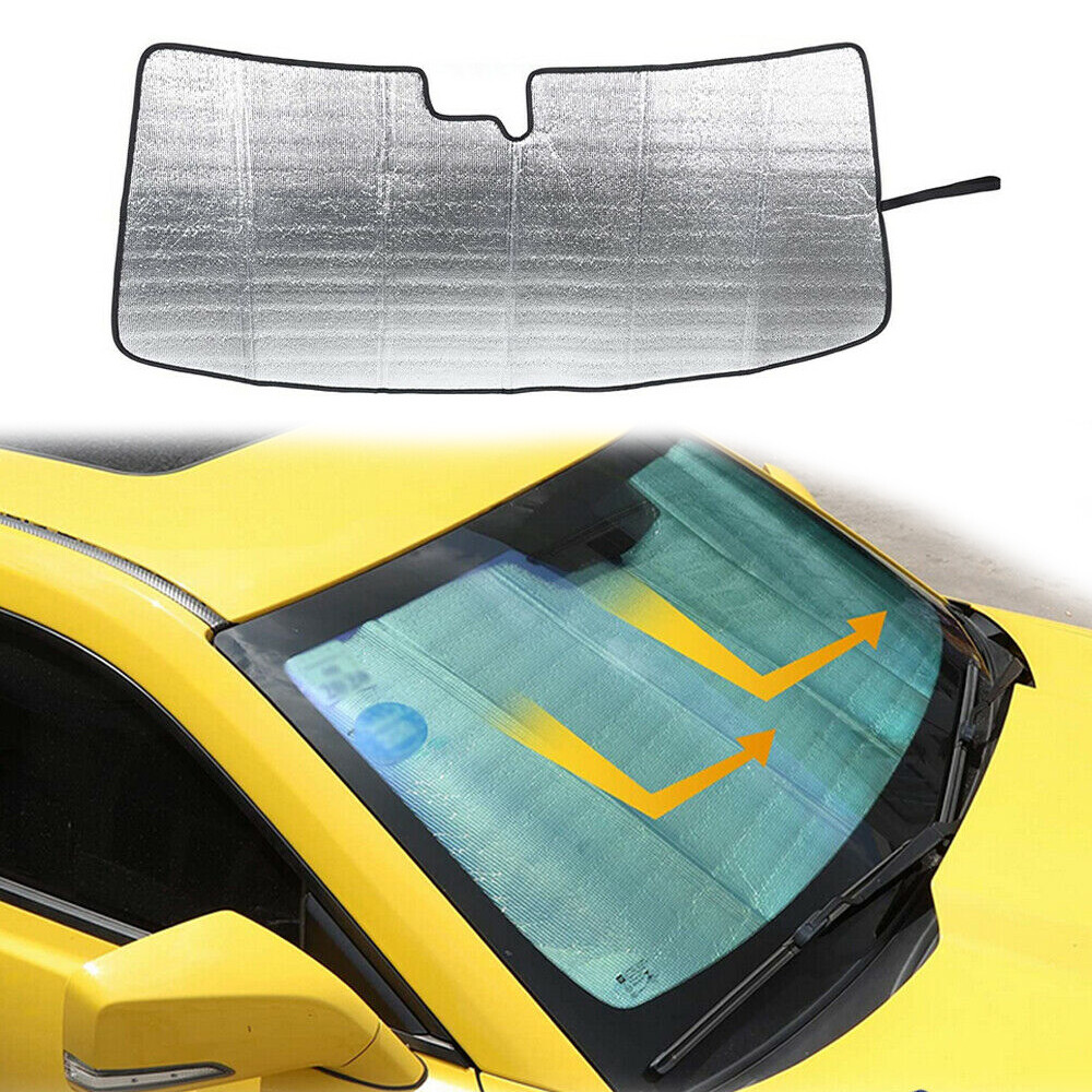 Front Window Sunshade Sun Visor Sunscreen Foldable for Chevy Camaro 2010-2015