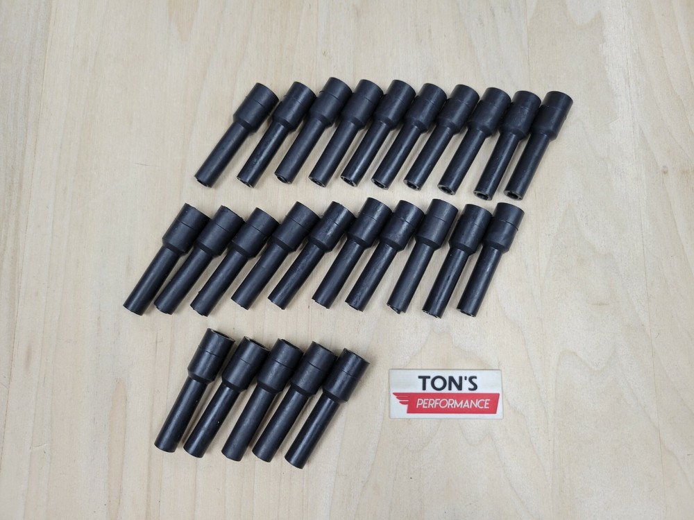 25 pack Ignition Spark Plug Wire Boot Straight 180 Degree for 7 or 8mm wire Bulk