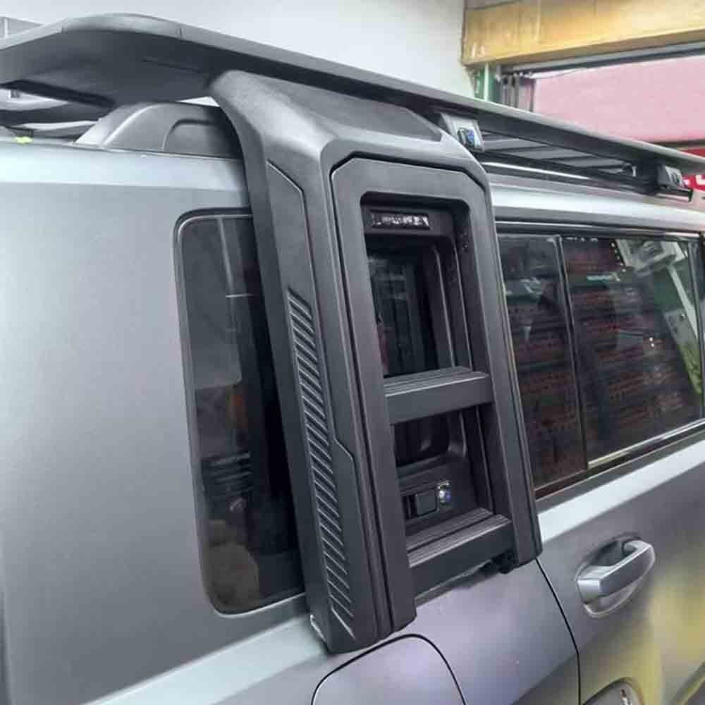 Fixd Deployable Side Ladder Full Black Window Step Fit for Jetour Shanhai 2023+