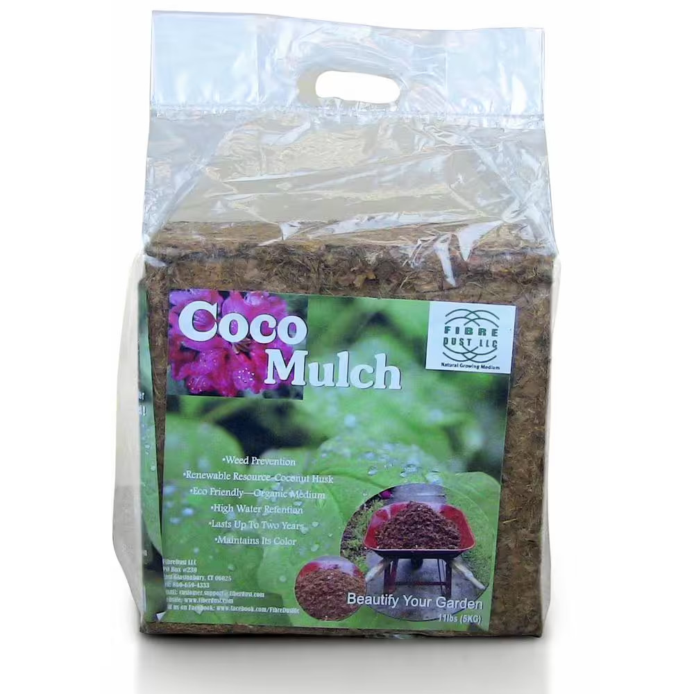 Coco Mulch 5 Kg Compressed All Natural Coconut Husk Mulch