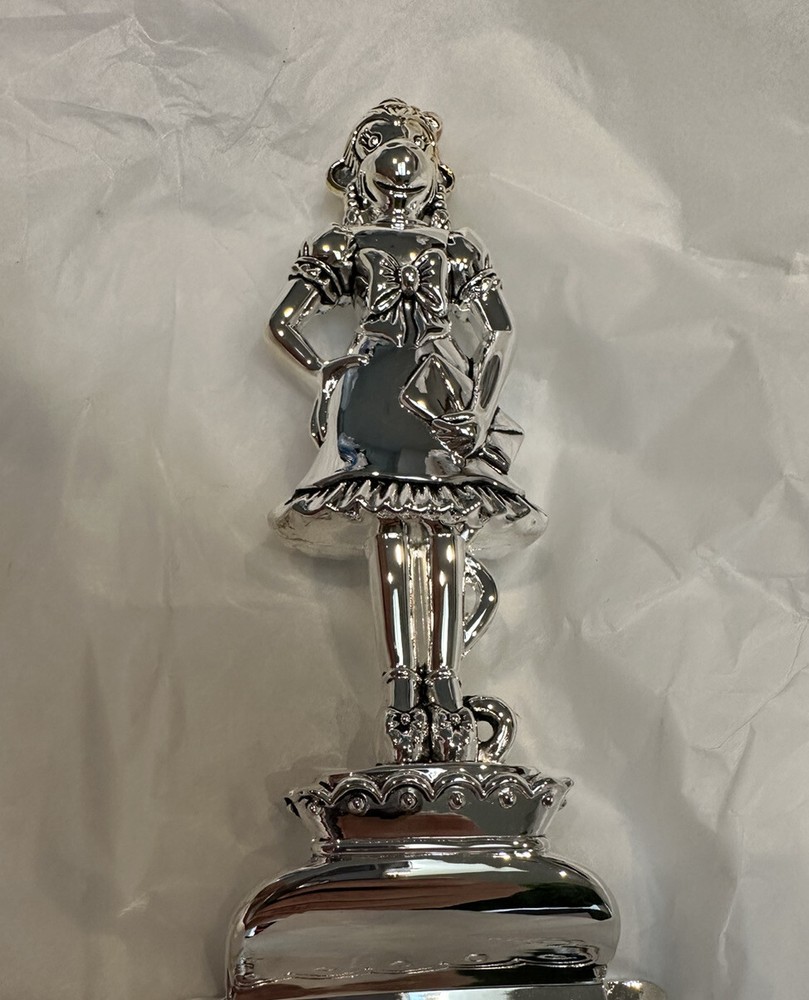 FUN 2-Piece Cake &Pie Monkey Silver Plated Set New!