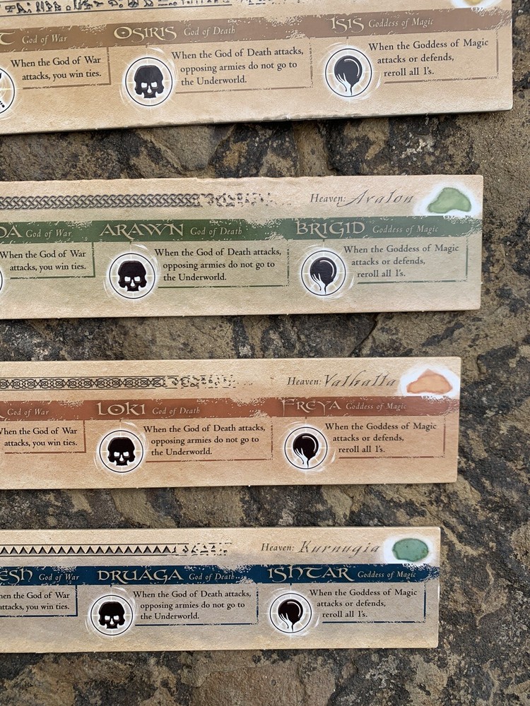 Risk Godspeed Civilization Cards. Rare