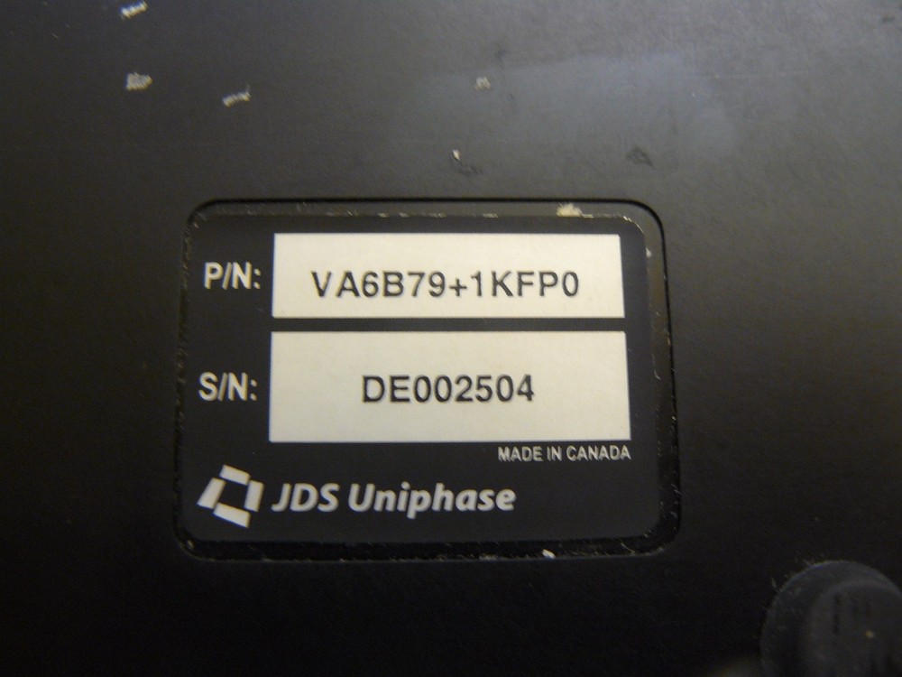 JDS UNIPHASE VA6B PRECISION VARIABLE ATTENUATOR VA6B79+1KFP0
