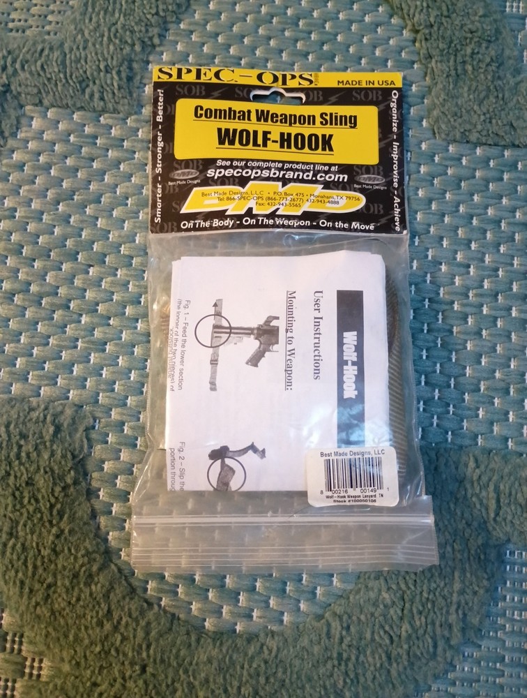 Spec-Ops Combat Weapon Sling Wolf-Hook
