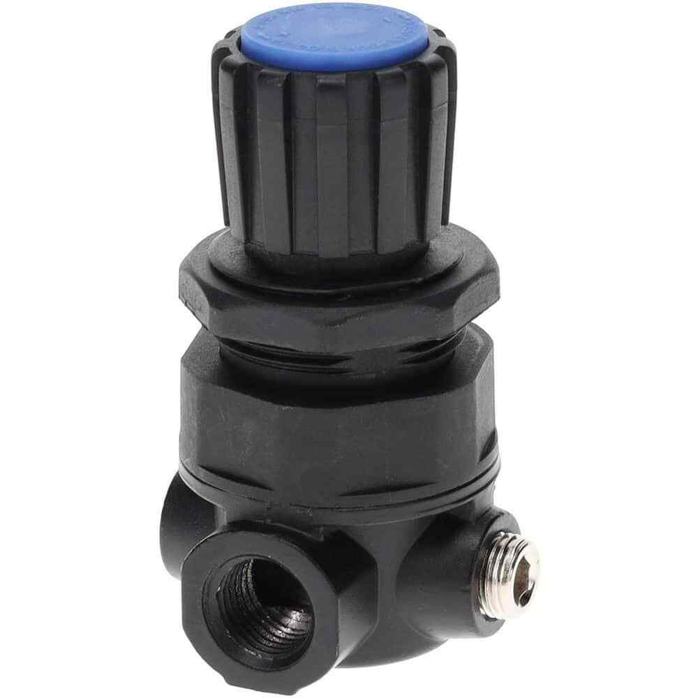 PRO-SOURCE Mini Compressed Air Regulator: 1/4" NPT, 170 Max psi, 53 CFM