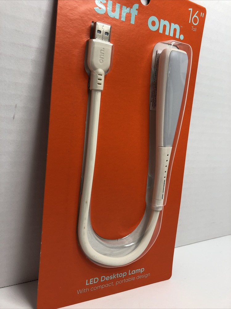 USB LED Computer Light Portable Flexible Design 3 Light Levels White