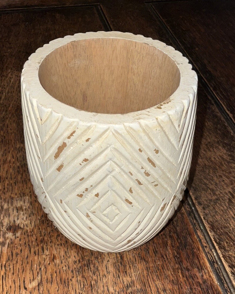 Mango Wood, Planter, NWT, 5” Tall