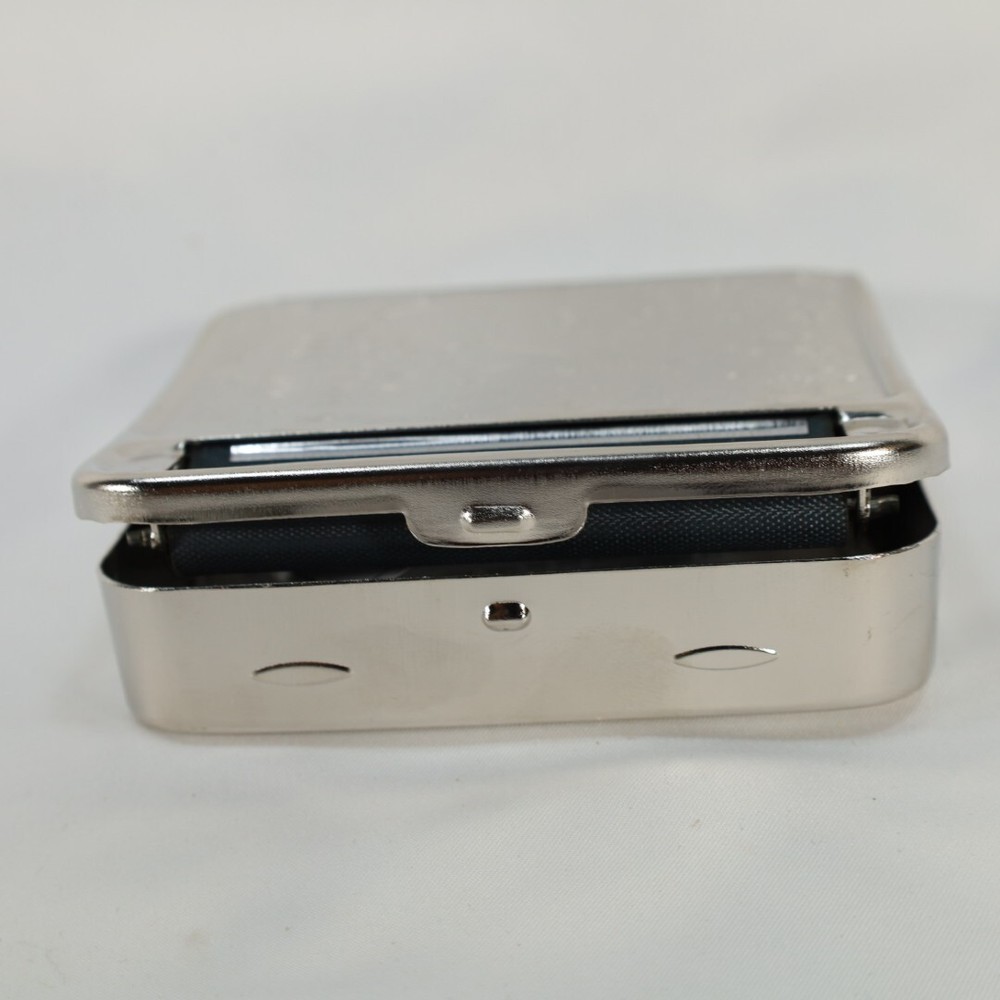 70mm Metal Cigarette Rolling Box With Etched Design- Mechanical & Storage New