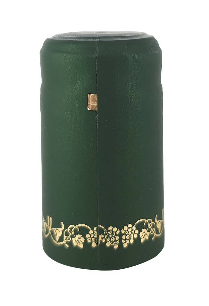 Home Brew Ohio Green With Gold Grapes PVC Shrink Capsules 30 count