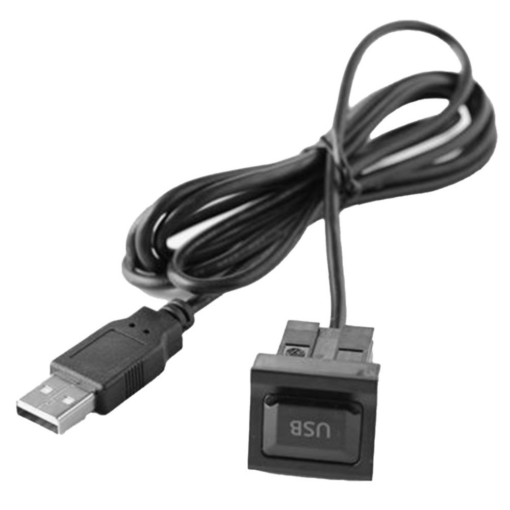 Dual USB Flush Mount Car Dash AUX and USB Port Panel for Easy Installation