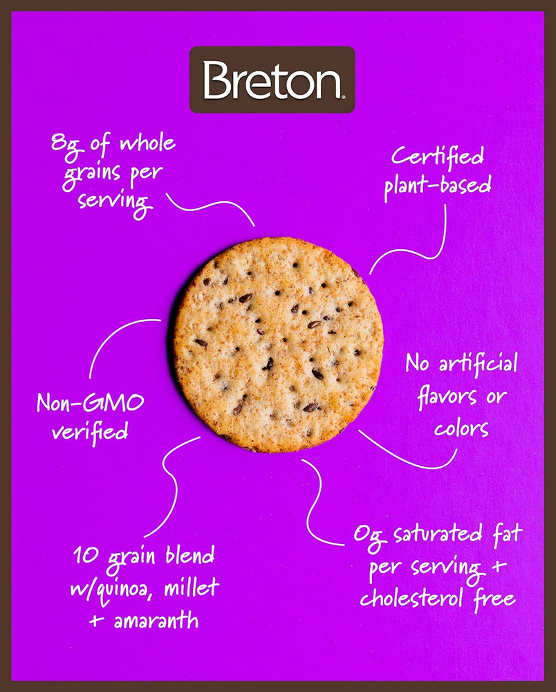 Multigrain Crackers, 7.3 Ounce (Pack of 3)