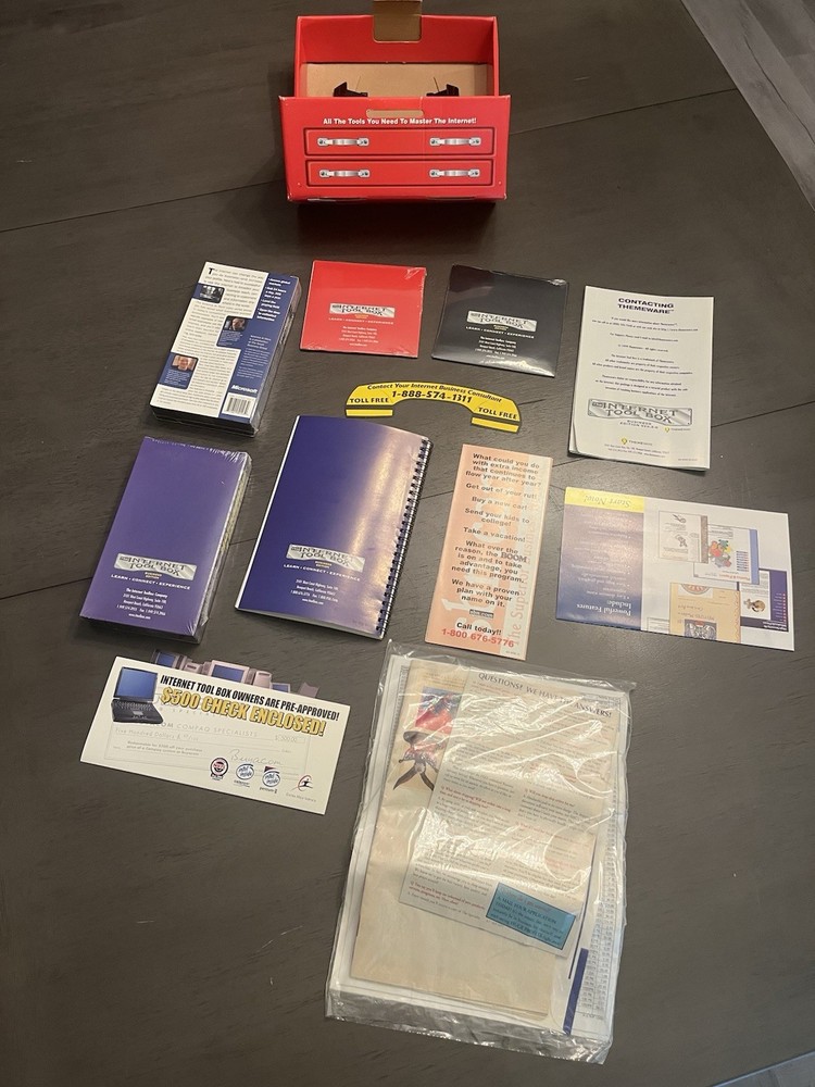 Vintage The Internet Tool Box • New, Never Opened • Richard Karn