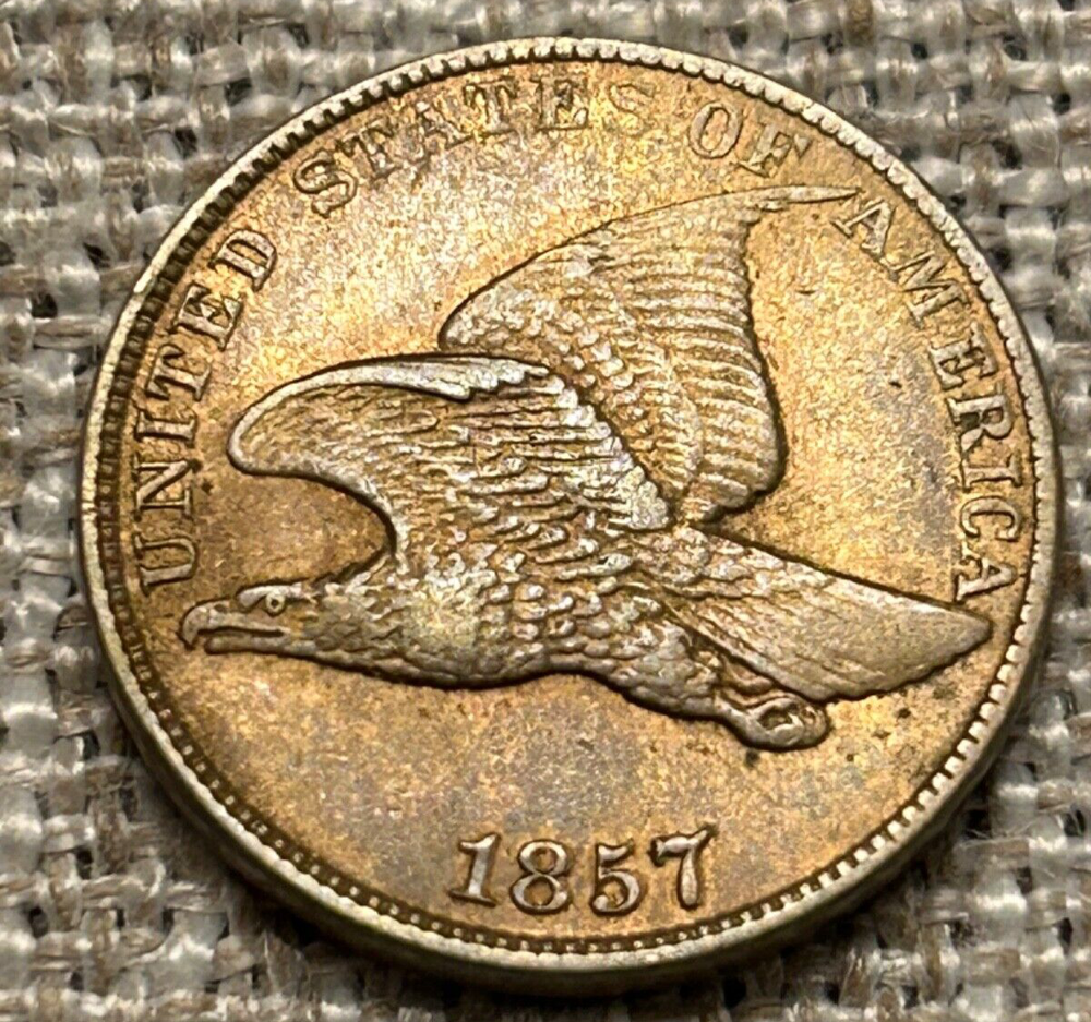 1857 Flying Eagle Cent DDO & RPD Error