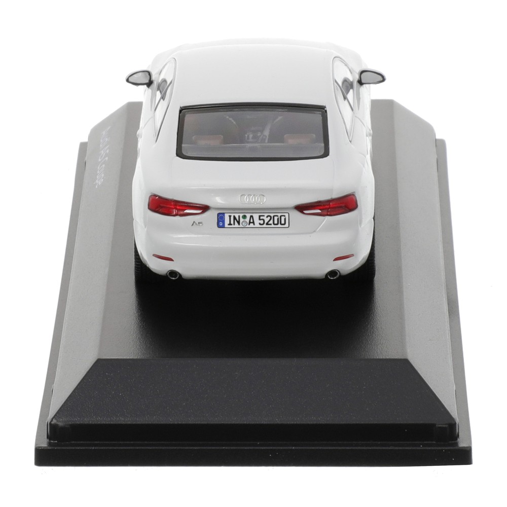 White Audi A5 Coupe 1.43 Car Model