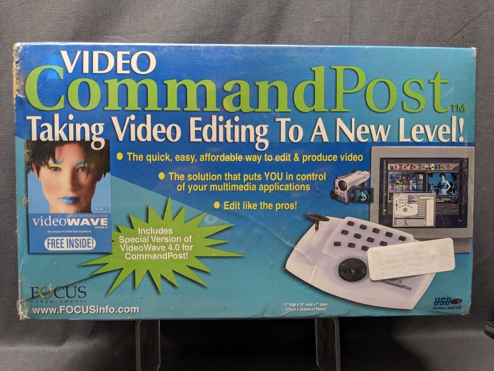 Videonics Focus Command Post CP1 CP-1 Media Controller NOS