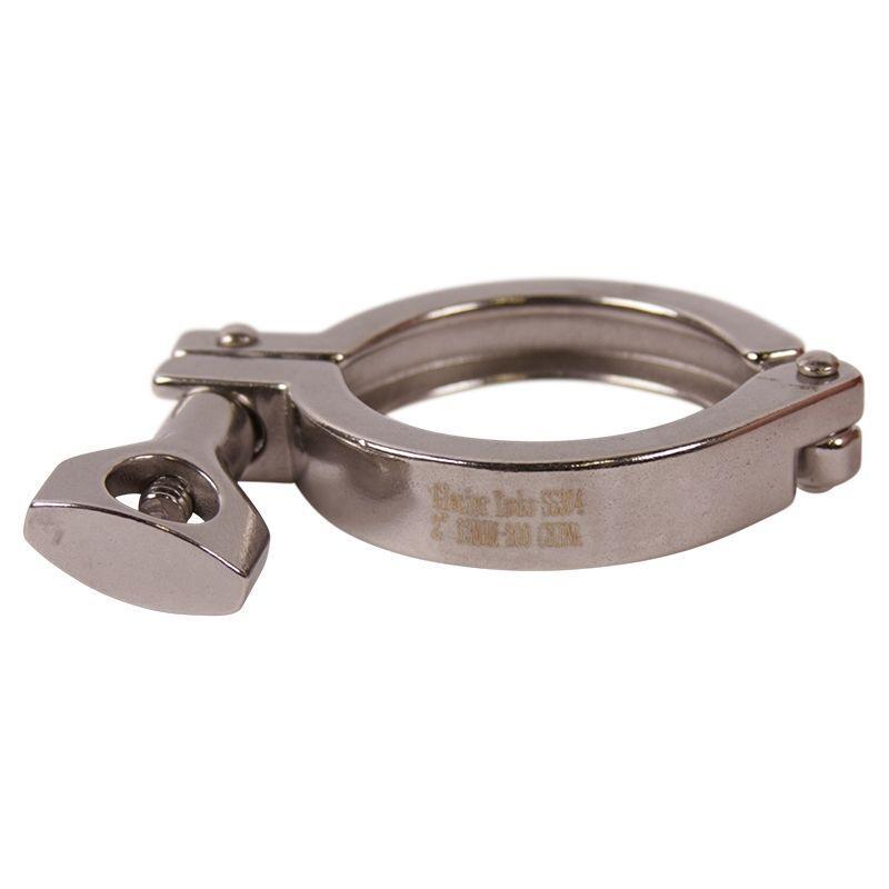 Sanitary Pressure Tri Clamp | 2 inch Single Hinge - SS304 (10 Pack)