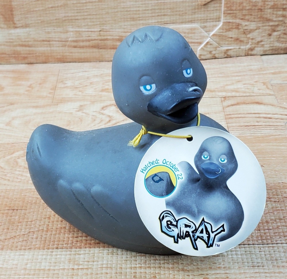 Rubba Ducks Gray 2000 Release Rubber Ducky