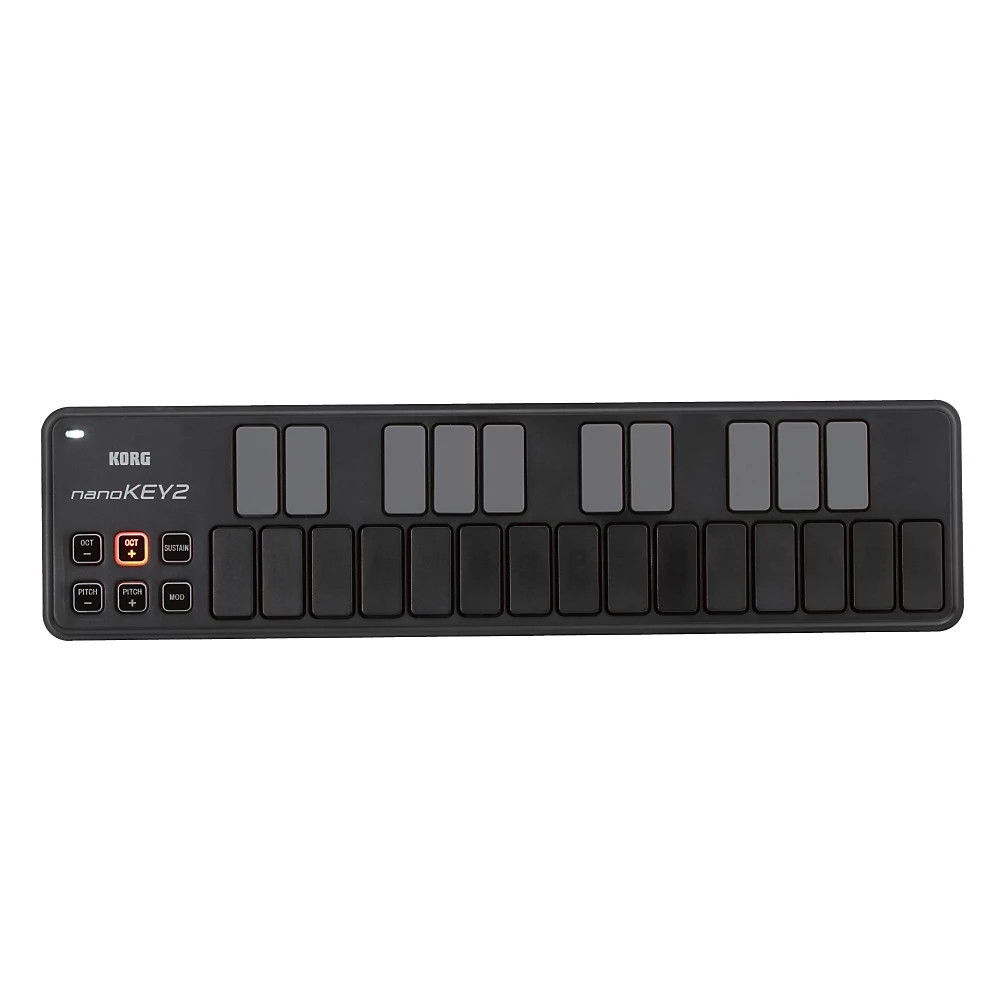 Korg nanoKEY2 Slim-Line USB Keyboard Controller Black