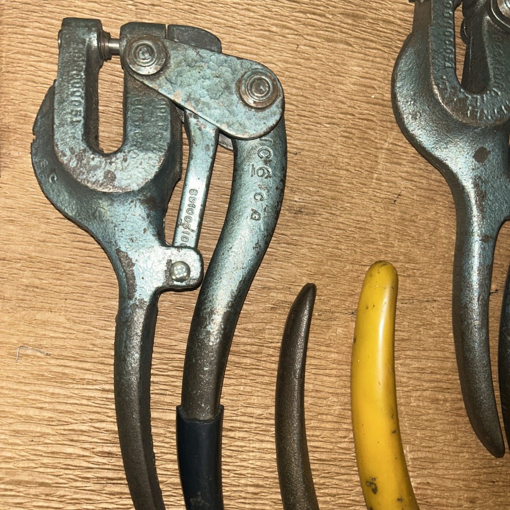 5 PCS.Whitney Hand Punch & Shears