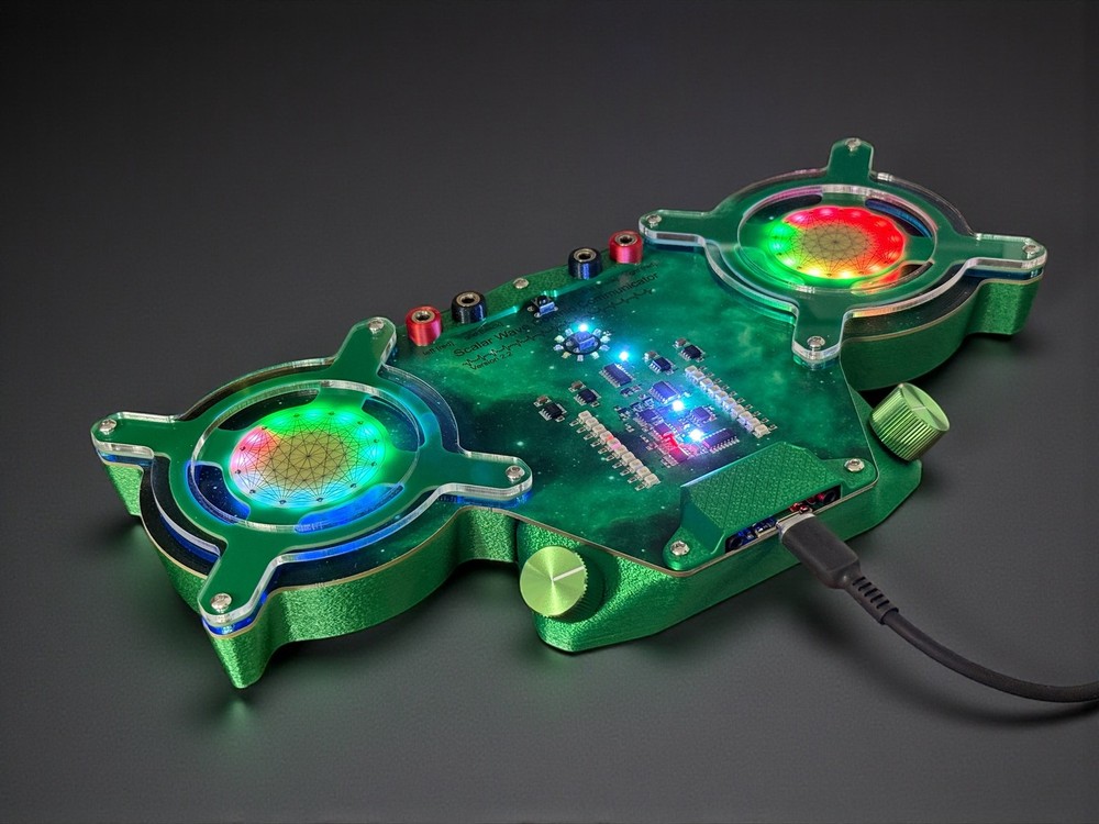 Scalar Wave Cosmic Communicator version 2.2, radionics machine