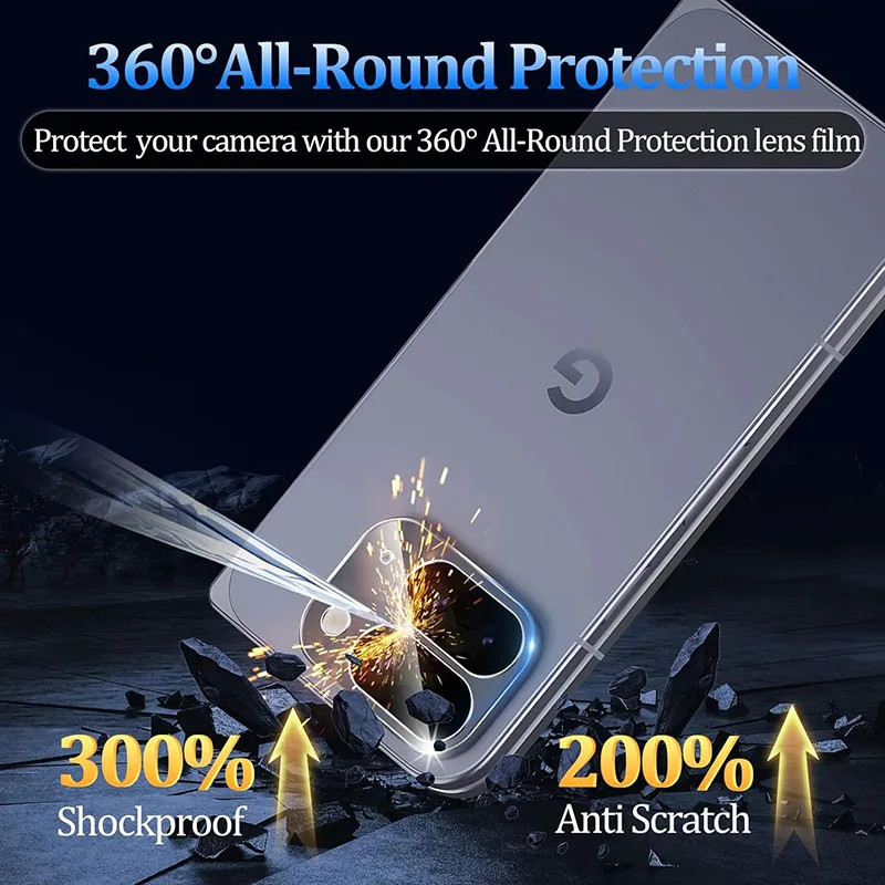 2PCS For GOOGLE Google Pixel 10 Pro Fold Camera Lens Tempered Glass Protector